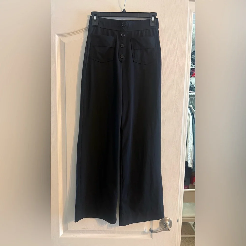 HALARA Black Wide-Leg Pants - Picture 2 of 4